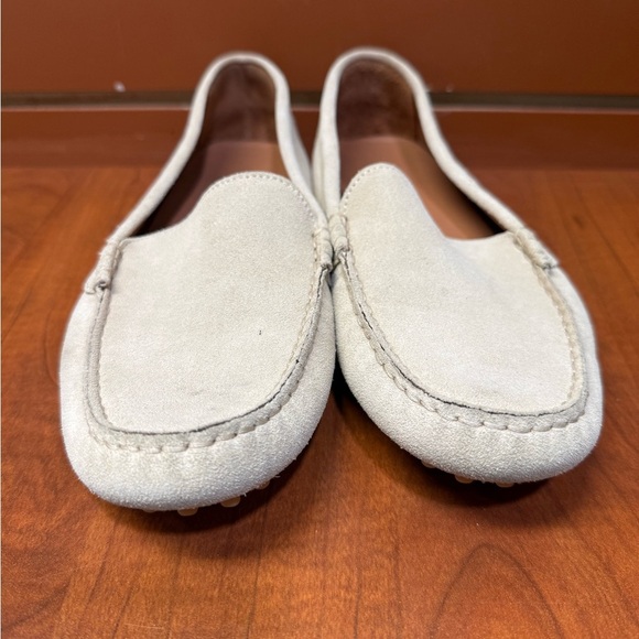Women's Cream Moccasins - Picture 1 of 9